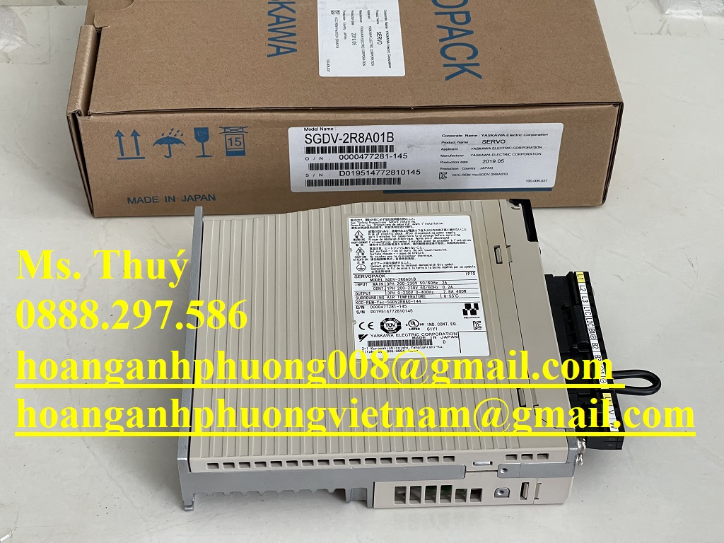 SGDV-2R8A01B - Bộ điều khiển Yaskawa hiệu suất cao - Bình Dương